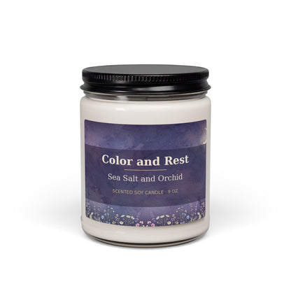 Color and Rest Scented Soy Candle, 9oz