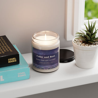 Color and Rest Scented Soy Candle, 9oz