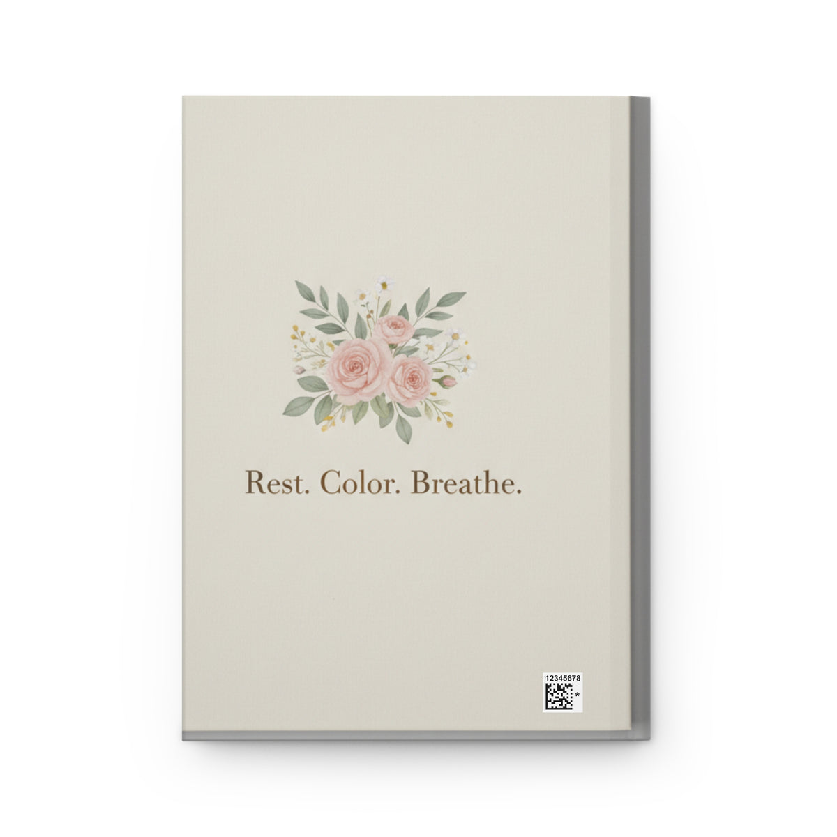 Color and Rest Wellness Journal — Hardcover Lined Journal for Mindfulness, Gratitude & Daily Reflection