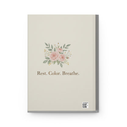 Color and Rest Wellness Journal — Hardcover Lined Journal for Mindfulness, Gratitude & Daily Reflection