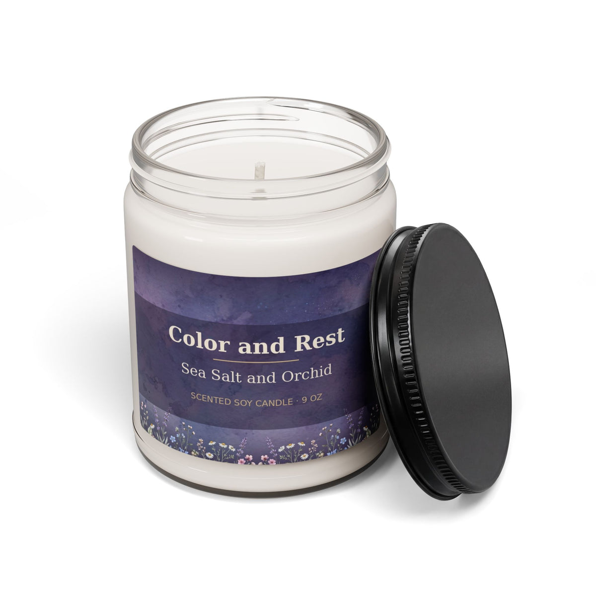 Color and Rest Scented Soy Candle, 9oz