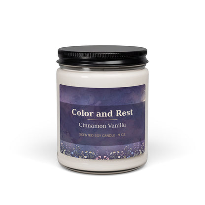 Color and Rest Scented Soy Candle, 9oz