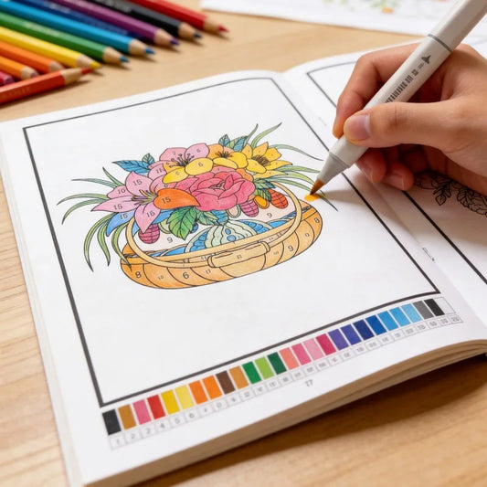 A Coloring Book Featuring 32 Plant and Animal Patterns an Adult Color-filling and Coloring Stress-relieving Book Good Art Gift