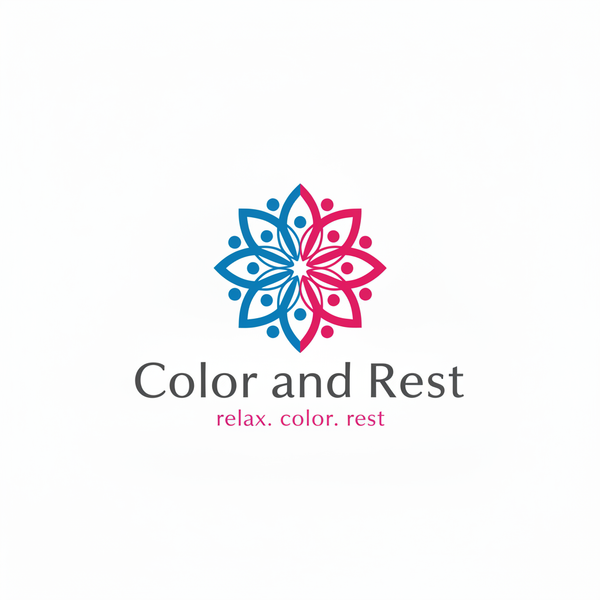 Color and Rest Logo with Tagline