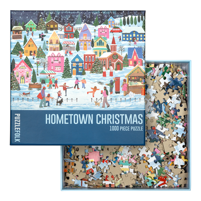 Hometown Christmas 1000 Piece Jigsaw Puzzle | Puzzlefolk